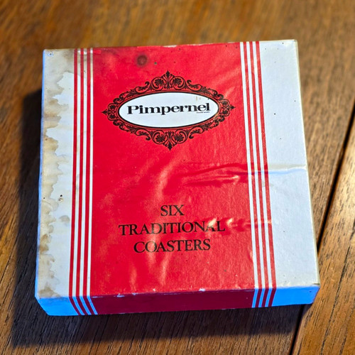 Vintage pimpernel untersetzer - vintage,