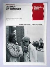Die Nacht mit Chandler - Ton Steine Scherben - Hans Noever - Presseheft