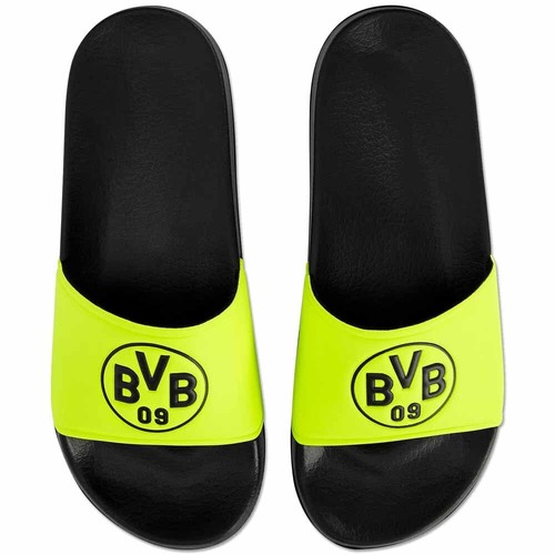 Bvb badeschlappen logo neon - logo,