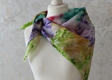 Buntes tuch aus seide x - buntes,