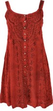 Besticktes indisches Minikleid