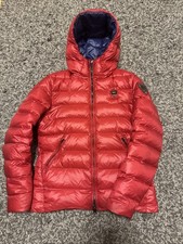 Blauer USA Daunenjacke Rot