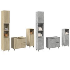 3-tlg. Badmöbel Set Holz