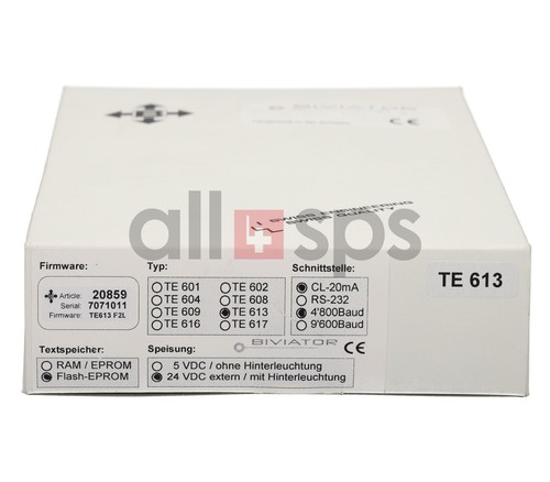 Biviator operator panel 20859 - biviator,