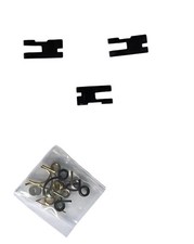 Aluminium Kupplungsbacken Set (3 Stk) gehärtet inkl Kupplungsfedern Nitro 1:8 ua