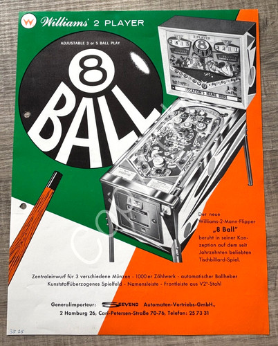 Werbeprospekt flipper ball - flipper, 8