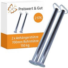 2x Anhängerstütze 70cm PKW