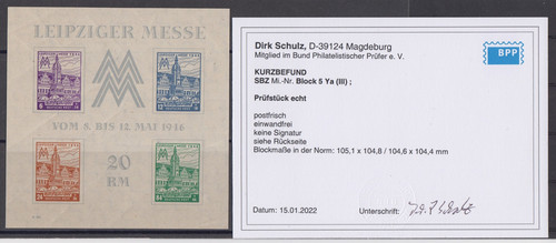 Sowjetische zone sbz block - sbz, 5ya