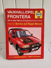 Vauxhall Opel Frontera Service