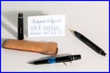 KAWECO Sport Set Kugelschreiber 619 & Kolbenfüller V16N, Edelstahl Feder F