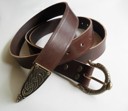 Wikinger gürtel braun 165 3 - braun,