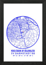 SV Darmstadt 98 Stadium Framed