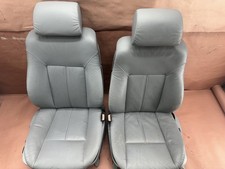 BMW E38 750IL 740I E39 540I 18 Vordere Komplettsitze Graues Leder GEFUeHRT 112K
