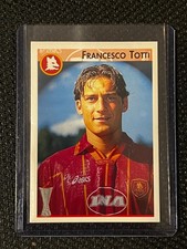 STICKER PANINI FRANCESCO TOTTI ROM # 138 FUSSBALL CUP 1996 ROOKIE TOPLOADER 2