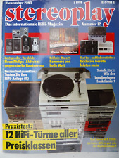 STEREOPLAY 12/83,ACCUPHSE C 222,P266,BRYSTON 1B,3B,CITATION X.II,X 1,SAE X 1P,15