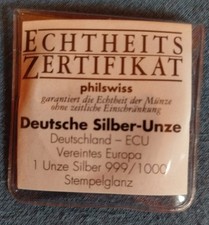 Deutsche Silber-Unze 1 oz 999