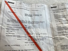 Prüfbericht (TÜV)Original