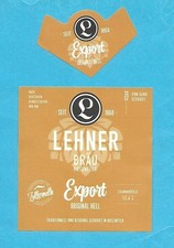 1 BIERETIKETT MARKE LEHNER DES