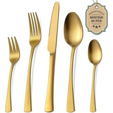 60-teiliges Matt Gold