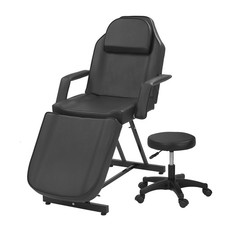 Massageliege mit Hocker