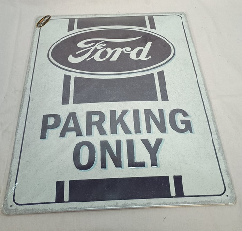 Blechschild ford parking - ford, only