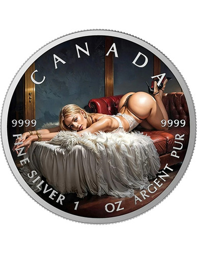 Unze 999 silber sexy frau - 1,