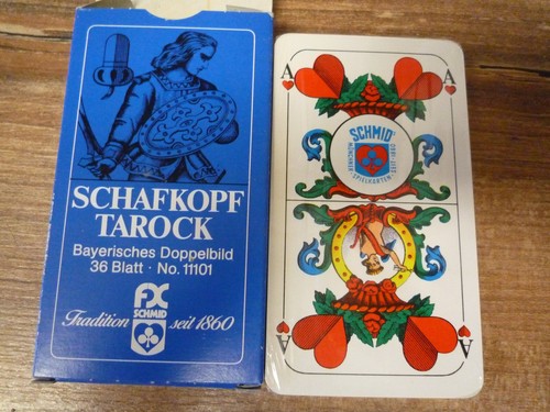 Spielkarten-Schafkopfkarten