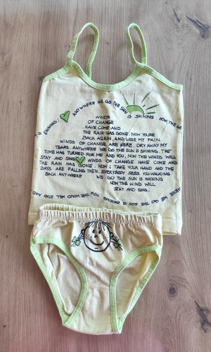 Top und höschen baby - und, höschen,