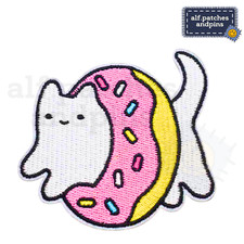 Katze Patch – Pink Donut