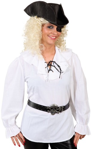 Piratenbluse weiß