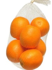Künstliche Orangen im Netz (6Stück) Obst Früchte Obstkorb Dekofrüchte Deko