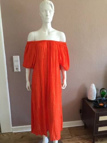 Kleid orange size 34 - h&m, neu