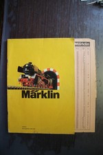 Märklin Katalog von 1973 mit Preisliste