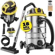 Nass Trockensauger Staubsauger Industriestaubsauger 30L mit Rollen Blasfunktion