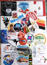 Aufkleber-Sammlung 30 Stück Werbeaufkleber Konvolut Set Lot 80er 90er Stickers