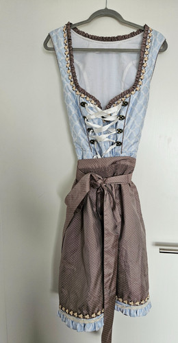 Blau weißes dirndl größe - dirndl, (größe