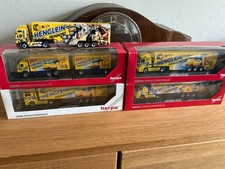 5 x Herpa Henglein LKWs 4x in