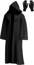 Schwarzer Umhang Kapuze