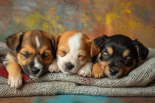 Niedliche welpen hunde - welpen,