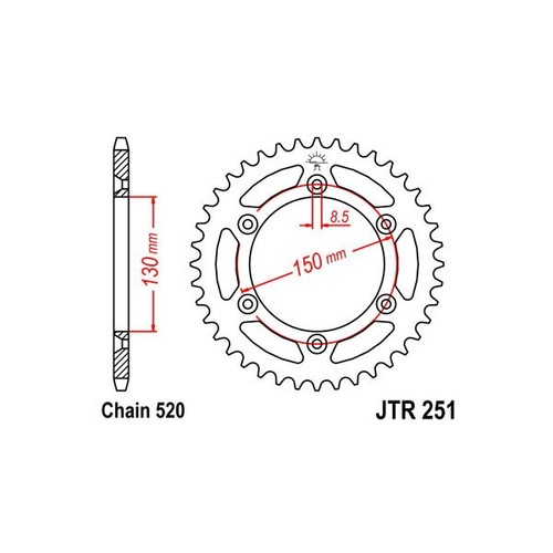 Kranz aus aluminium 520 - aus, p