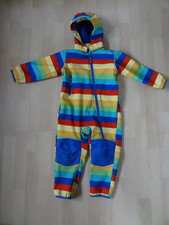 Jako-o Softshellanzug Gr. 92/98 bunte Streifen unisex mit Teddyfleece
