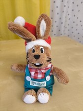 Vaillant Hase Plüschtier Figur Vintage Werbefigur Weihnachten mit Zipfelmütze 