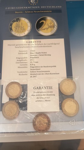 Euro deutschland 2012 - 5x,