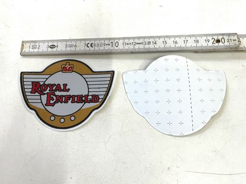 Royal enfield aufkleber braun - royal,