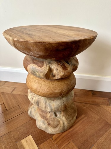 Runder teak wurzel tisch - runder,