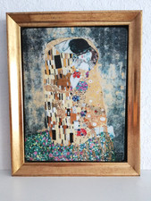 Porzellanbild Gustav Klimt "Der Kuss"- BRADEx 22-B10-7.8 limitierte Edition 1997