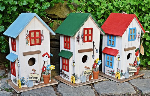 Schöner nistkasten haus - schöner,