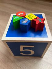 Regenbogenstapelwürfel Motorik Holzspielzeug Würfel Steckspielzeug