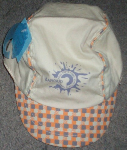 Kindermütze beige orange