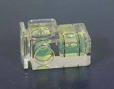 Wasserwaage für Stative 3,3x2cm mit Aufsteckfuß water level - (91569)